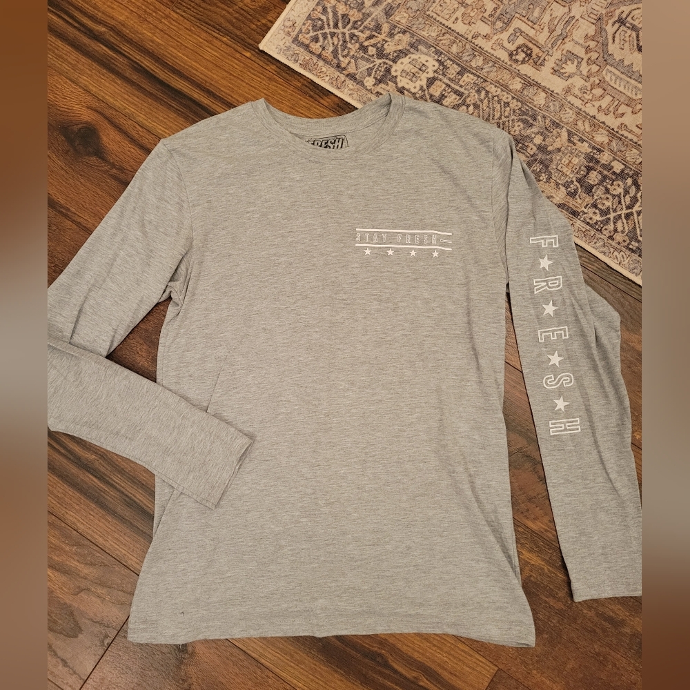 Gray Long Sleeve Shirt